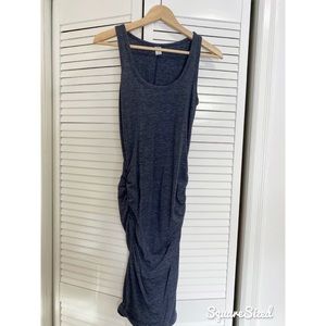 Navy Jersey Knit Dress